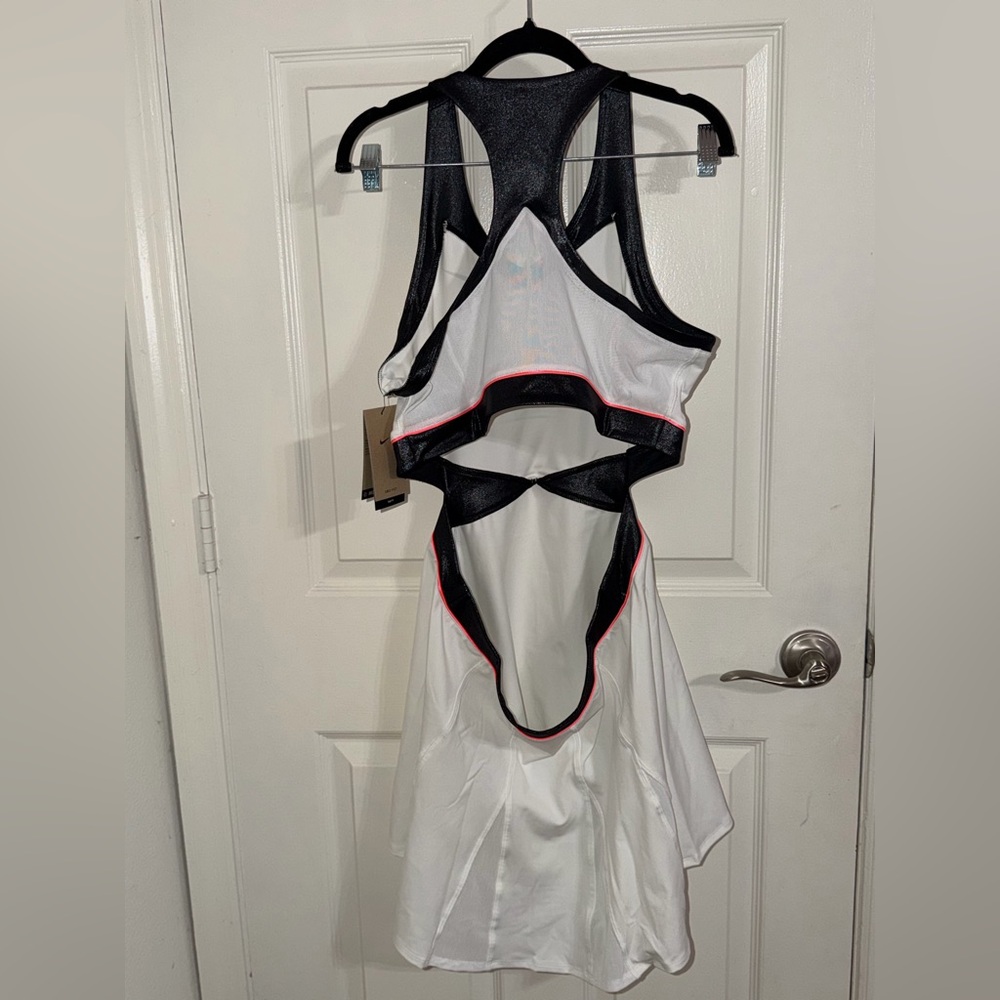 Nike White Dri-FIT Tennis Dress Women Size L NWT - Picture 5 of 6